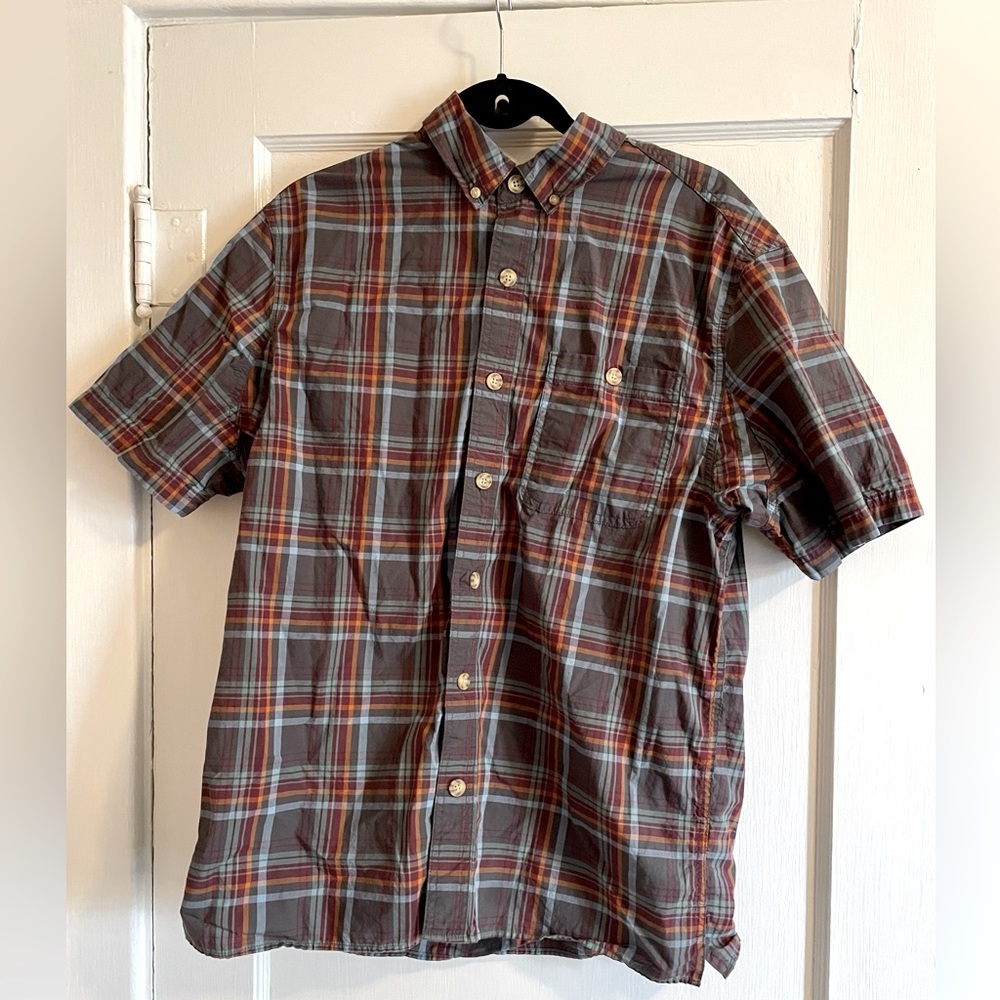 Duluth Trading Company Short Sleeve Button Down - Multicolor - M